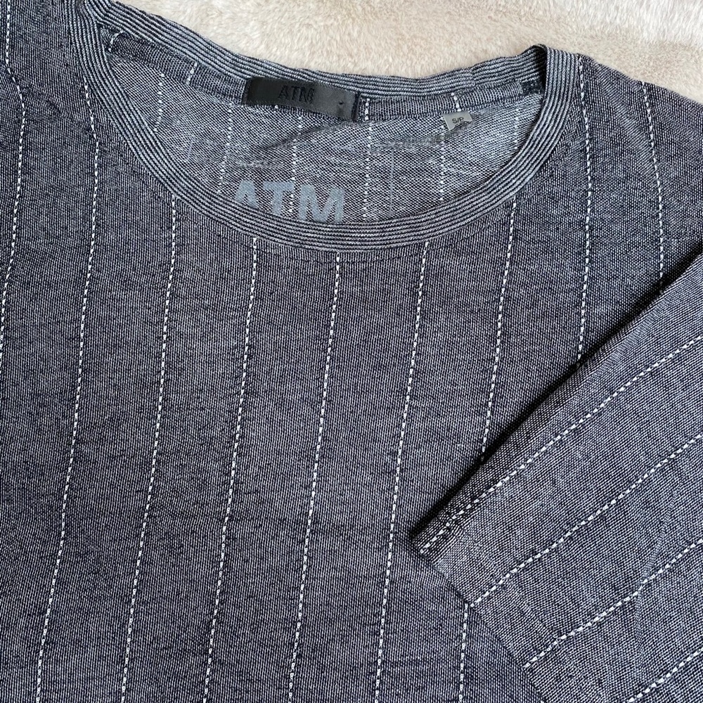ATM Short Sleeve Striped Tee
